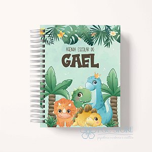 Agenda Berçário Creche Personalizada - Dino Baby
