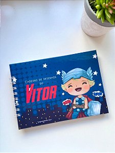 Caderno de Desenhos Personalizado