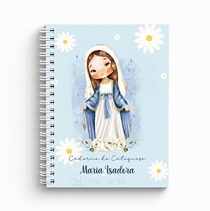 Caderno de Catequese Capa Personalizada - Nossa Sra das Graças