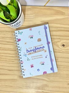 Caderno da Professora Jardim - Capa Personalizada