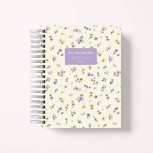 Agenda Semanal 2026 Personalizada Flowers