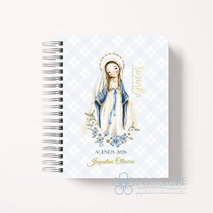 Agenda Católica 2026 Personalizada - Nossa Senhora das Graças