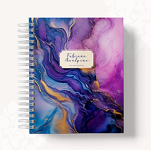 Agenda 2026 Personalizada - Mármore Lavanda