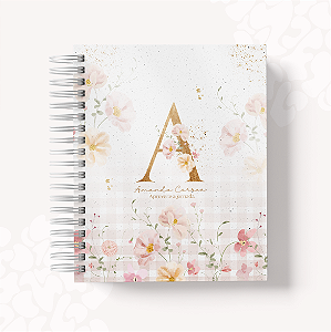 Agenda 2026 Personalizada - Alfabeto Floral 2