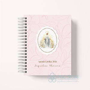 Agenda Católica 2026 Personalizada - Nossa Senhora