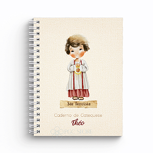 Caderno de Catequese Capa Personalizada - São Tarcísio