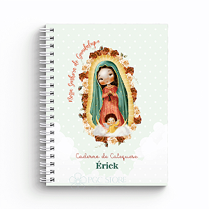 Caderno de Catequese Capa Personalizada - Nossa Senhora de Guadalupe