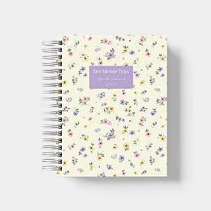 Agenda 2027 Personalizada com nome - Flowers