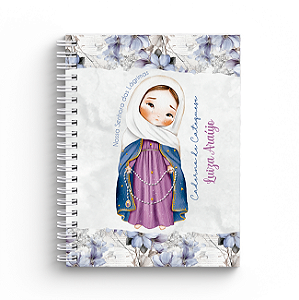 Caderno de Catequese Capa Personalizada - Nossa Senhora das Lágrimas