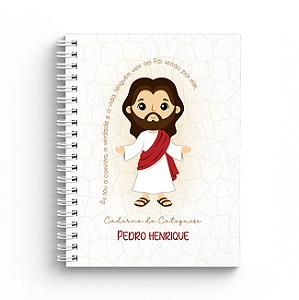 Caderno de Catequese Capa Personalizada - Jesus