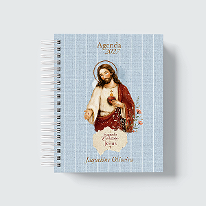 Agenda Católica 2027 Personalizada - Sagrado Coração de Jesus