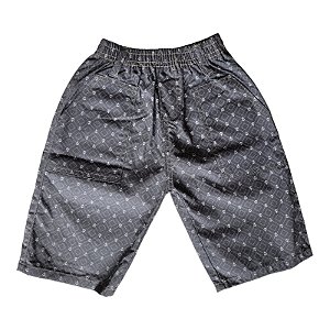 Bermuda masculina em tecido estruturado