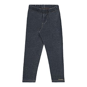 Calça legging molecotton jeans preto