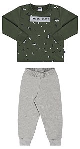 Conjunto moletom floresta