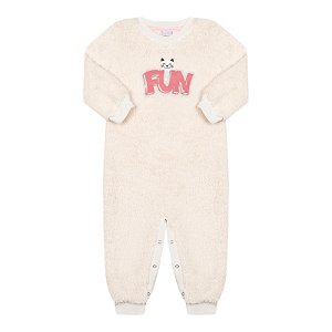 Macacão feminino em pelinhos