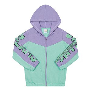 Casaco feminino em moletom