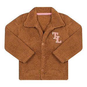 Casaco feminino em pelinhos alpaca