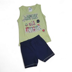 Conjunto básico feminino regata