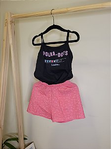 Conjunto feminino básico regatinha