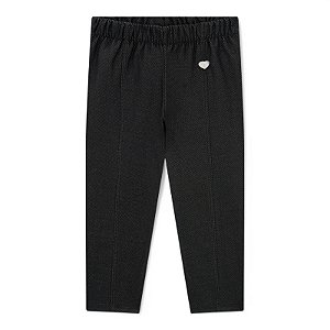 Legging feminina em molecotton jeans na cor preta