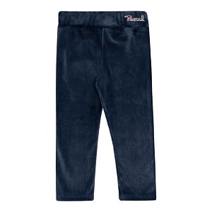 Legging em pelinhos com elastano na cor azul marinho