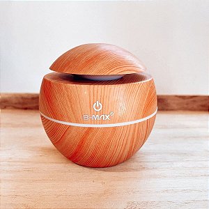 Difusor de Aromas e Umidificador de Ar 130ml com Luz LED | Bolinha - B-MAX