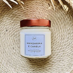 Vela Perfumada 180g | Mandarina com Canela - Jade Soul