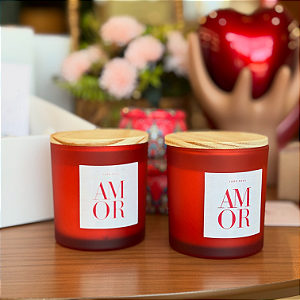 Vela Perfumada 180g | Amor - Cereja e Avelã  - Jade Soul