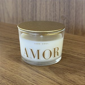 Vela Perfumada 100g | Amor - Morango e Chantilly - Jade Soul