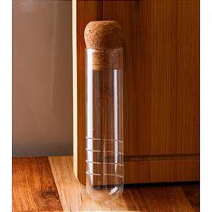 INFUSOR PARA CHÁ TUBE EM VIDRO BOROSSILICATO | 3x3x15,5cm - Lyor