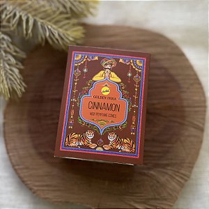 Incenso de Cone Indiano - 10 cones | Cinnamon (Canela) - Golden India