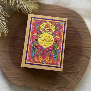 Incenso de Cone Indiano - 10 cones | Frankincense (Olíbano) - Golden India