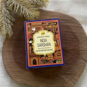Incenso de Cone Indiano - 10 cones | India Darshan - Golden India