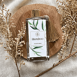 Difusor de Aromas Bamboo 250ml Frasco Square – Perfume de Ambientes | Jade Soul