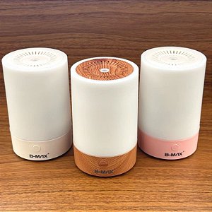 Difusor de Aromas e Umidificador de Ar Ultrassônico 150ml com Luz LED - B-MAX