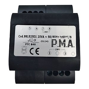 Transformador 20va 230/24v - P.M.A