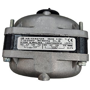 Micro Motor N5-13/527br 1/40 32w bivolt c/ suporte / helice plast 200x28 - Elco