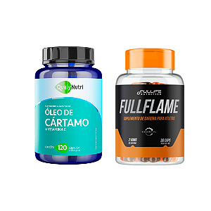 kit limpa gorduras - Full flame 120 caps + oleo de cartamo