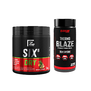 Kit seca tudo ( sem cafeina ) Thermo blaze + six dry 300g