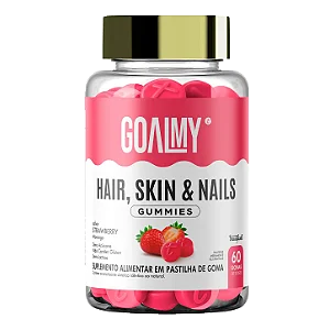 goalmy hair, skin an nails - strawberry - 60 gomas