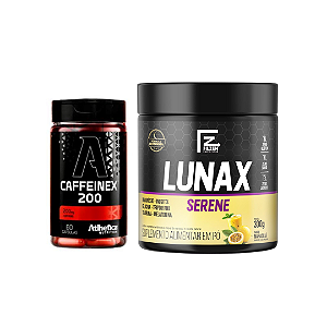 SECA BARRIGA - Cafeinex 60 caps + Lunax serene 300g - Filzen nutrition