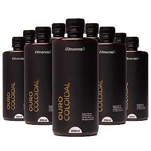 Kit 10 Ouro Coloidal 500ml Almacura