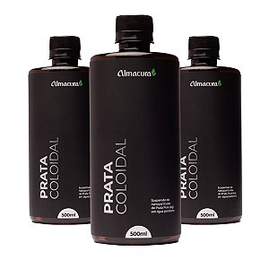 Kit 3 Prata Coloidal Almacura
