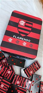 Dominó Personalizado Time do Flamengo/ Fundo preto