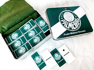 Dominó Personalizado Time do Palmeiras/ Fundo branco