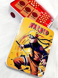 Dominó Personalizado do Anime Naruto em Neon