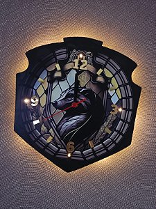 Relógio de Parede Personalizado modelo Brasão da Casa Lufa-Lufa - Hogwarts