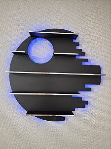 Expositor de Parede modelo Estrela da Morte - Star Wars