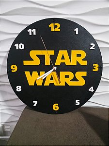 Relógio de Parede Personalizado modelo Star Wars