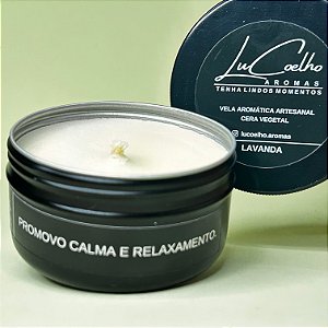 VELA  AROMÁTICA LAVANDA (Linha Me Leva)